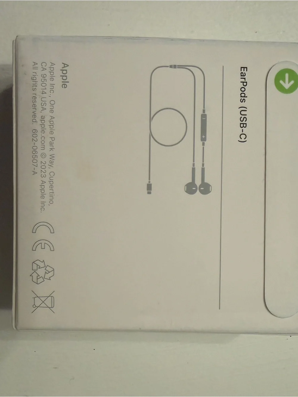Apple EarPods USB-C Wired Earphones in White